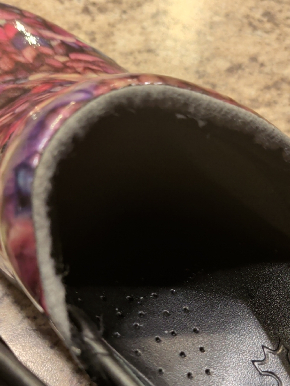 Dansko Multi-Color Knit Print Clogs - Picture 3 of 7